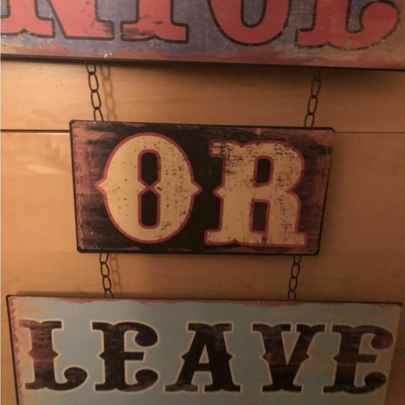 Rustic Multicolor Wall Sign - Picture 4 of 5